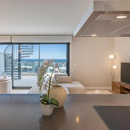 公寓 Fancy And Minimalist Flat In L Sea Views *