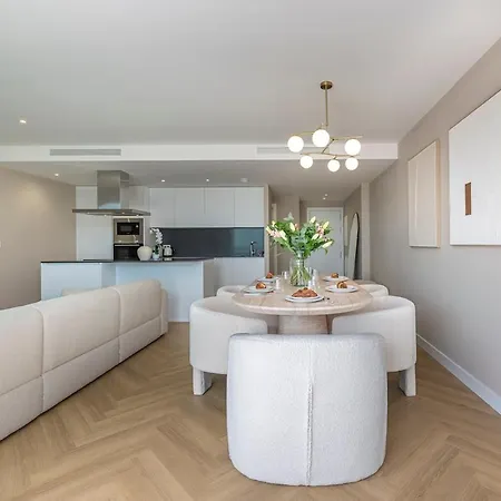 公寓 Fancy And Minimalist Flat In L Sea Views 埃斯特波纳